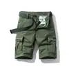 Shorts Funcionais Masculino Verão Straight Casual Loose Large Pocket Crane Calças Shorts Cross-border Amazon