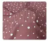 Tecido estampado com listras onduladas, material para confecção de camisas e vestidos femininos, tecido com listras pontilhadas, padrão popular de primavera