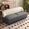 Sofá de Couro Minimalista Moderno para Arranhar Gatos Apartamento Pequeno Aluguel Duplo Triplo Assento Resistente ao Desgaste Sem Lavagem Sofá Reto
