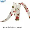 Fita de Tecido Floral Prensado Fita Composta Laço Artesanal DIY Acessórios de Cabelo Fita Decorativa de Tecido DIY