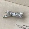 Corea del Sur Lujo Ligero Clip de Pato Completo de Diamantes Perla Estilo Chanel Pedrería Estilo Avanzado Clip para Flequillo Clip Lateral Accesorios para el Cabello