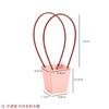 Suministro Transfronterizo de Materiales para Floristerías, Bolsas Tote de Flores para Halloween, Bolsas Trapezoidales de Cuero Impermeable, Empaque para Regalos, Bolsas para Ramos