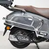 Adecuado para Suzuki US125 parachoques galvanizado cojín de modificación respaldo caja trasera protector de manos barra de escape portaequipajes delantero