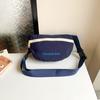 Bolsa Pequeña Súper Popular Ins para Mujer 2025 Nuevo Estilo de Moda Bolso Versátil de Nylon Estilo Fresco de Verano Bolso Cruzado para Niños