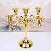 Candelabro de estilo europeo de metal galvanizado, decoración del hogar, candelabro, regalo de boda, club, artesanía, decoración, candelabro de Amazon