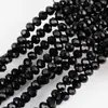 Rodas de Contas Planas Contas 4-10mm Multifacetadas Coloridas Contas com Furo Acessórios para Joias DIY Contas Soltas de Vidro Cristal