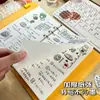 A6 Mancha Macarrón Carpeta de Hojas Sueltas Cuaderno Semanas Venta Directa de Fábrica Almacenamiento Portátil