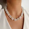 Yongge Jewelry Estilo Fresco Europeo y Americano Pulsera de Cuentas Cilíndricas de Acrílico Color Macarrón Cubo Cuadrado Accesorios de Mano Al por Mayor