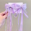 Pinza para el pelo de cinta de lazo súper de hada para niños de Elfo de la Lluvia, tocado para la cabeza de bebé estilo Guofeng, accesorios para el cabello antiguos Hanfu para niña