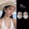 Pendientes Artesanales Estilo Resort en Isla, Retro Francés Nicho Artesanía de Alta Gama Único Nuevo Diseño Aretes