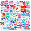 50 peças de adesivos criativos para enfermeira Bixin transfronteiriço Amazon roupas brancas anjo enfermeira festival adesivos decorativos criativos personalizados