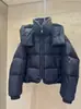 Jaqueta de Algodão com Capuz e Gola Alta Solta Estilo Coreano para Mulheres, Modelo Curto, Novo Inverno 2026 Casaco Puffer Quente Espesso