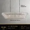 Lustre Murano de Luxo Leve Estilo Francês para Sala de Estar de Villa, Luminária de Arte Vintage para Quarto, Lustre de Vidro para Restaurante de Hotel