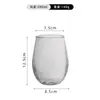 Taza de Café de Alto Borosilicato para Uso Doméstico, Alto Valor Estético, Resistente a Altas Temperaturas, Taza para Americano Latte Hielo Sucio, Vaso de Vidrio para Beber