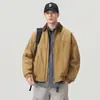 Jaqueta Jeans Masculina Anyang Algodão Puro Cor Contrastante Veludo Cotelê Gola Reversível Casaco Workwear Retrô Americano Outono/Inverno 2026