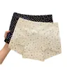 Calzoncillos tipo bóxer para mujer, Algodón Puro, Cintura Alta, Suaves, Cómodos, Transpirables, Antibacterianos 10A, Entrepierna 100% Algodón, Shorts Triangulares