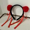 La misma bola de estilo bola de pelo bola de pelo diadema niños cos pasador femenino súper lindo divertido diadema cinta para la cabeza
