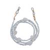 Joyería transfronteriza entre Europa y Estados Unidos. Las damas aman las cuentas blancas. Cadena de gafas de moda. Personalidad, temperamento, accesorios de máscara simples.