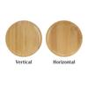 Amazon Madera Bambú Doble Propósito Bambú Posavasos Bambú Tapa de Taza Bambú Tapa de Taza Antisalpicaduras Personalizado por Fabricantes