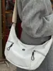 Bolso Cruzado Grande de Alta Apariencia Estilo Coreano Casual para Mujer Nuevo Verano 2025 Bolso Simple tipo Dumpling para Viajes Diarios Bolso de Hombro