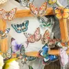 Bolsa de adesivos PET de pássaros italianos série mundo colorido tema natural material para decoração de diário adesivos 50