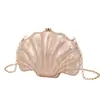 2024 Nuevo Bolso de Concha Personalidad Natural Multicolor Bolso de Noche Bolso de Mano Cadena Transfronteriza Bolso de Hombro Cruzado para Mujer