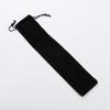 Bolsa de malla para cubiertos portátiles, bolsa de tela de nailon, popote de acero inoxidable, bolsa de lino, algodón de franela, multitalle