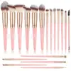 Set de Pinceles de Maquillaje Nuevos Transfronterizo de 3/10/18/30 Piezas, para Polvo Suelto, Sombras de Ojos, Base, Set Completo de Herramientas de Belleza