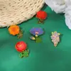 Insígnia de Girassol Mais Vendida da Amazon Íris Crisântemo Flor Mil Vacas Broche de Flor de Rosa Insígnia de Metal
