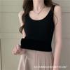 Chaleco térmico de bucle, ropa interior de forro polar con almohadilla para el pecho, interior suave, estilo coreano, camiseta sin mangas