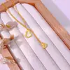 Collar Colgante de Calabaza Hielo Triturado de Cobre Chapado en Oro CNC para Mujer, Cadena para Clavícula con Borla Doble Calabaza de Diseño de Lujo Ligero de Alta Gama