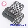 Juego de guantes de silicona a cuadros, tapete de algodón extendido, aislamiento térmico para horno microondas, guantes protectores de cocina para hornear