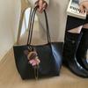 Otoño e Invierno Bolso Retro de Alta Gama para Suegra Bolso Tote de Gran Capacidad Bolso de Hombro Simple de Cuero Bolso de Mano a la Moda
