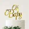 Decoração de Bolo para Chá de Bebê Festa de Bebê Estilo Transfronteiriço Plug-In Acrílico Acessórios Ornamentos