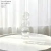 Jarrón de cristal de forma de bola de burbuja colorido estilo ins nórdico para decoración de arreglo floral de mesa de sala de estar, adorno de botella de aromaterapia sin llama