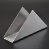 Suporte de Guardanapo Triangular de Aço Inoxidável para Mesa de Jantar Suporte Vertical de Guardanapo Suprimentos para Restaurante Café Hotel