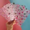 Marcador de Página Marcador de Planta Espécime Folhas em Relevo Nervuras de Folhas Estilo Antigo Artesanal Espécime Clássico Material para Estudantes Manual