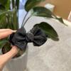 Pinza para el pelo con lazo de malla dulce para mujer, clip simple y elegante para moño, accesorios para el pelo de nuevo estilo popular en Internet 2023