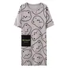 Pijama Popular de Verão Feminino, Camisola Fofa de Manga Curta, Saia Midi de Desenho Animado de Tamanho Grande de Verão Fina, Roupa de Casa Que Pode Ser Usada Fora