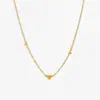 Design Simples Colar Pulseira Amor Cruz Europeu e Americano Aço Inoxidável Moda Forma de Coração Joias Colar Amor Novo Produto