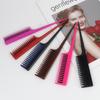 Venta Caliente de Amazon Peine de Cola Puntiaguda Peine para Rizos Peine para Marcar el Cabello Peine de Plástico para Peinar el Cabello en Rizos Peine de Plástico para Separar el Cabello