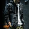 Chaqueta con capucha para primavera y otoño, chaqueta de hombre de otoño, marca de moda estadounidense, chaqueta bomber de talla grande, chaqueta de moda para otoño e invierno.