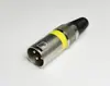 Plug de Áudio Niquelado Multi-Especificação do Fabricante Plug de Microfone Cabeça XLR de Três Vias Pode Ser Impresso com Logo