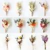 Amazon Transfronterizo Mini Ramo de Flores Secas Decoración de Regalo Navideño Souvenir de Flor Preservada Ramo Pequeño Fresco