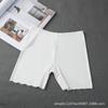 Pantalones Cortos de Seguridad de Seda de Hielo, Delgados y Ajustados, No se Enrollan, Se Pueden Usar como Ropa Exterior, Entrepierna de Algodón Puro, Ropa Interior Ultra Delgada
