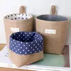 Almacenamiento de Escritorio Creativo de Algodón Lino Colgante Trasero de Puerta de Dormitorio Almacenamiento de Pared Bolsa Colgante Cesta de Almacenamiento de Yute