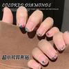 Mini resina acrílica de tamaño súper pequeño, de fondo plano, con forma especial, para decoración de uñas, diamantes, joyas, manicura popular en Internet, accesorios de diamantes mixtos