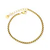 Joyería Transfronteriza, Diseño de Nicho Elegante y Exquisito, Pulsera de Cadena Fina, Pulsera de Acero Inoxidable de Moda de Gama Alta, Joyería para Manos al por Mayor