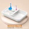 Ok Lente Lente de Ortoqueratología Bandeja de Drenaje Herramienta de Limpieza para Cuidado de Lentes Rígidos Bandeja de Lavado Caja de Almacenamiento para Lentes RGP