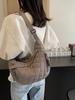 Bolso de Lona para Mujer de Gran Capacidad 2024 Nuevo Otoño e Invierno Casual Hombro Cruzado Bolso Romboidal Clase Viajero Bolso Dumpling